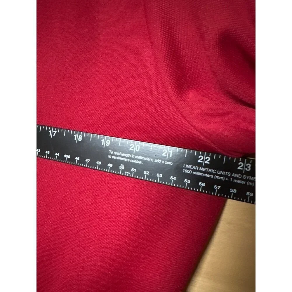 Vintage Express Men’s L Red Zip-Up Hoodie Lion Logo Honor Loyalty Y2K Streetwear